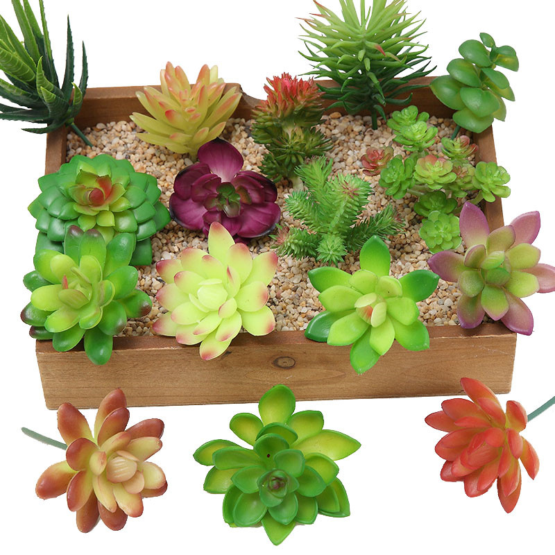 Bonsai Garden Mini - Plantas suculentas artificiais para decoração doméstica,