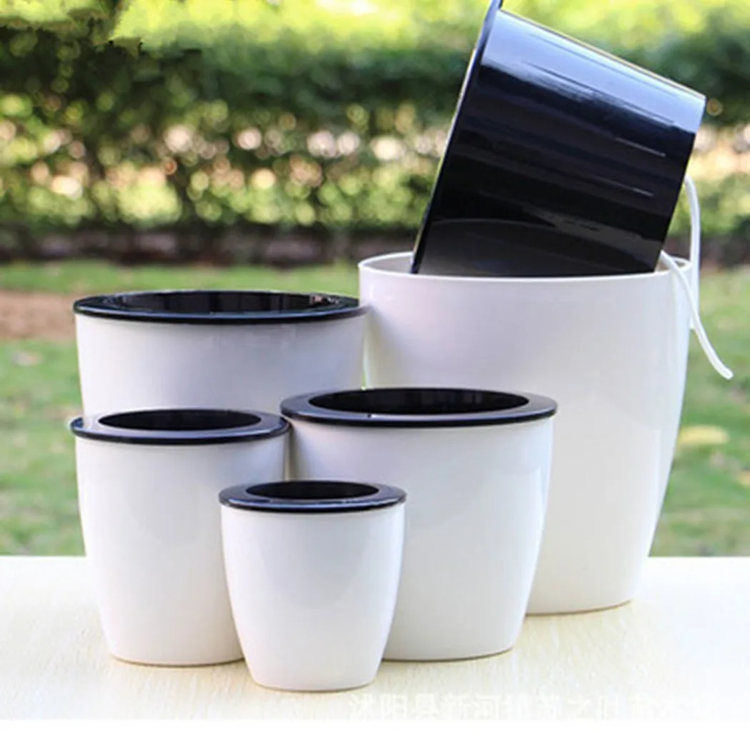 Bonsai Garden Nursery - Vaso de flores preguiçoso auto-rega planta