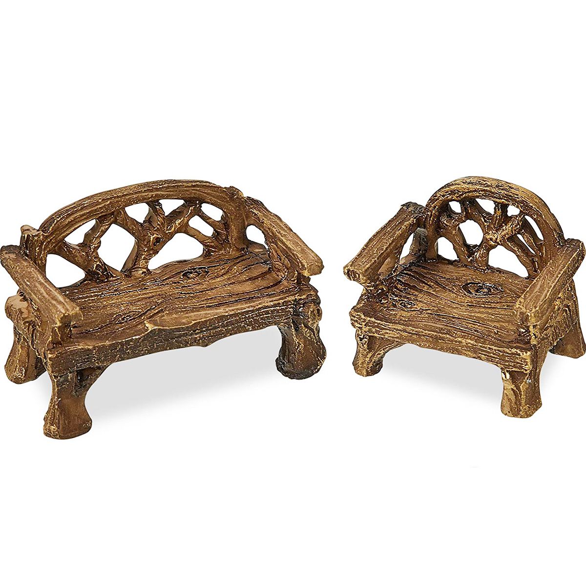 Bonsai Garden Bench - Mini Jardim Ornamento Miniature Park, Seat