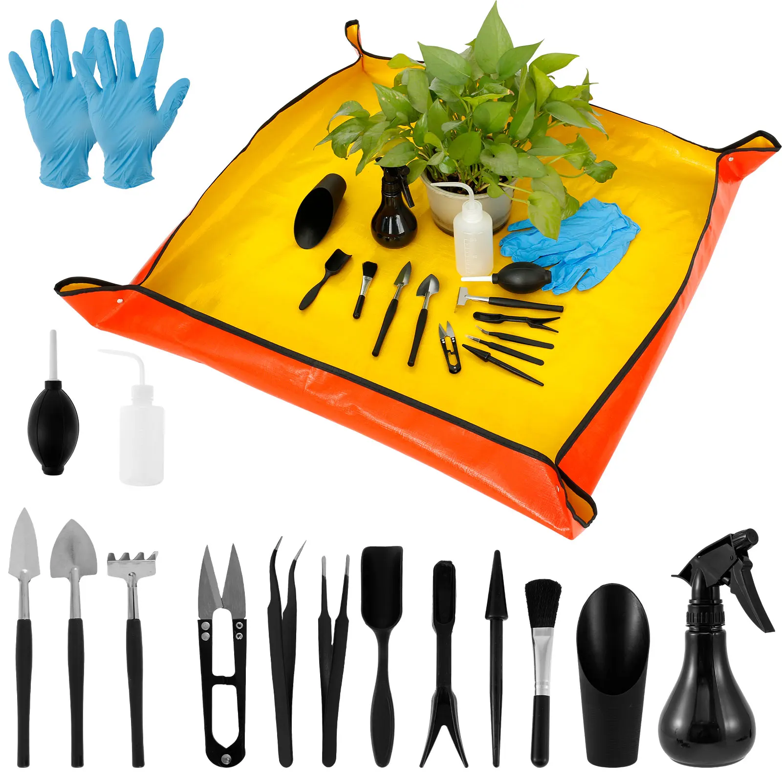 Bonsai Garden Mini - 13/16 pçs jardim plantas suculentas ferramentas