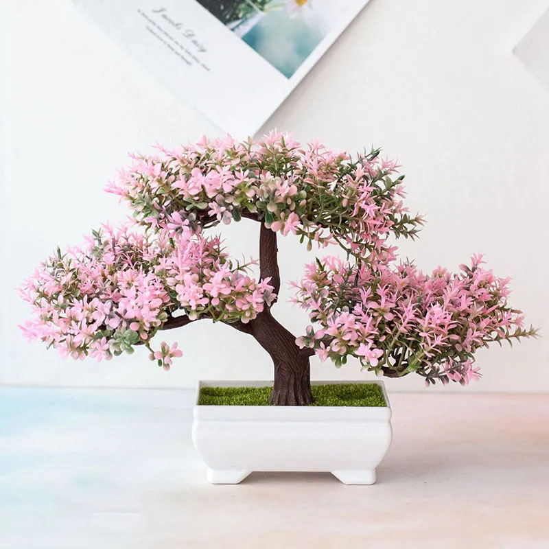 Bonsai Garden Mini - Plantas artificiais bonsai plantas falsas flores