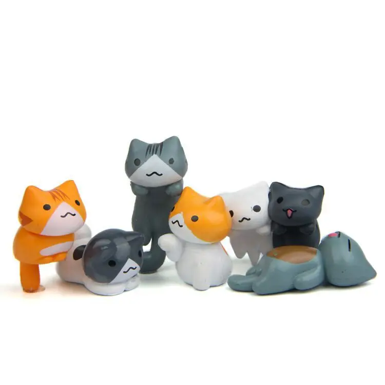 Bonsai Garden Japan - Conjunto de 6 Peças de Gatos
