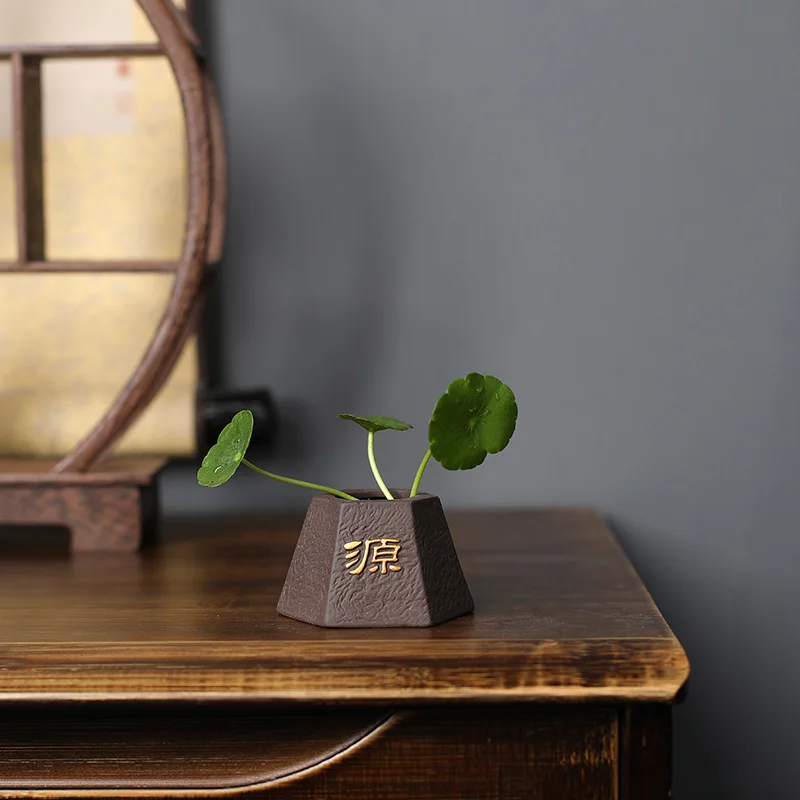 Criativo roxo argila chá pet p - Bonsai Garden Mini avaliação e preço