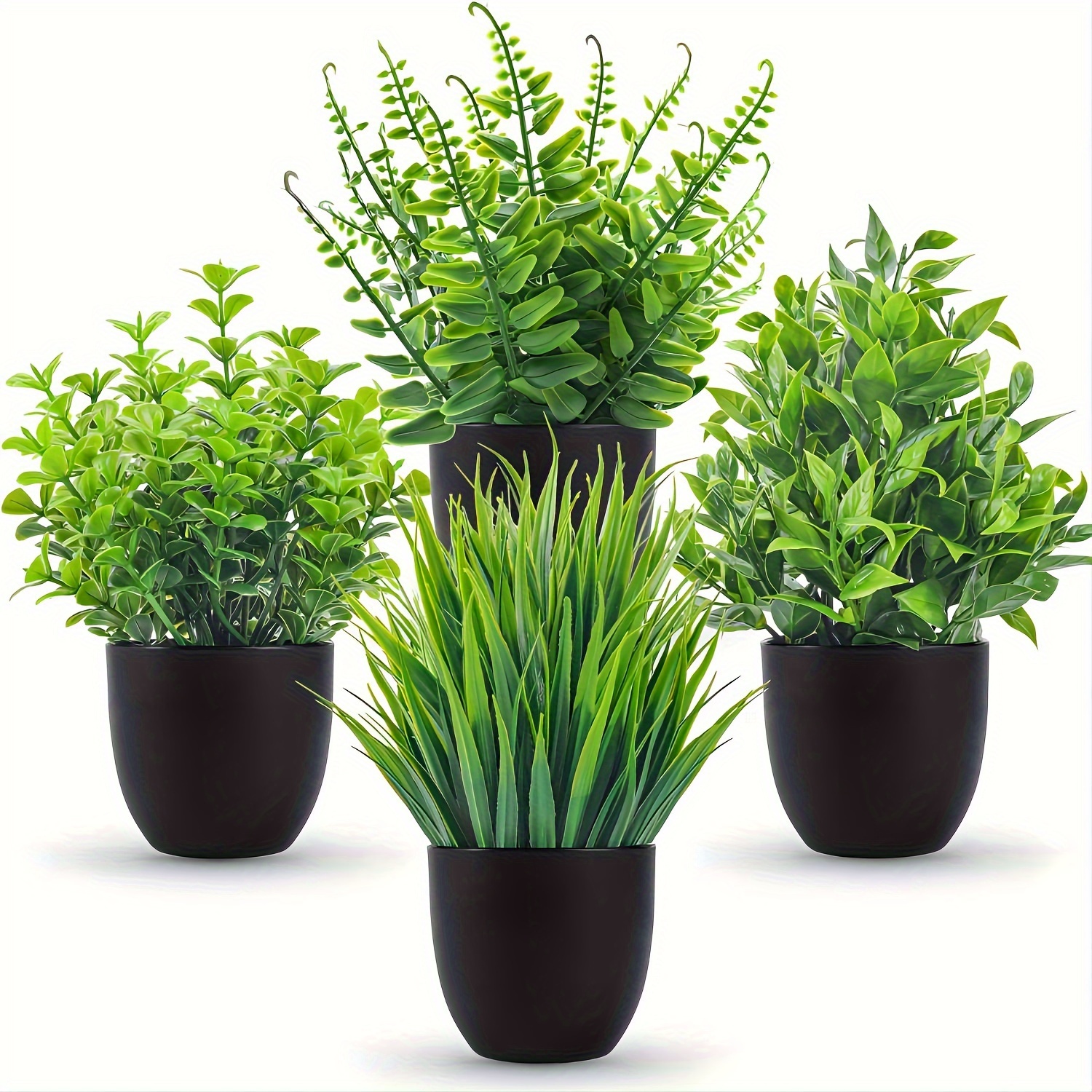 4 Peças de Mini Plantas Artifi - Bonsai Garden Mini avaliação e preço