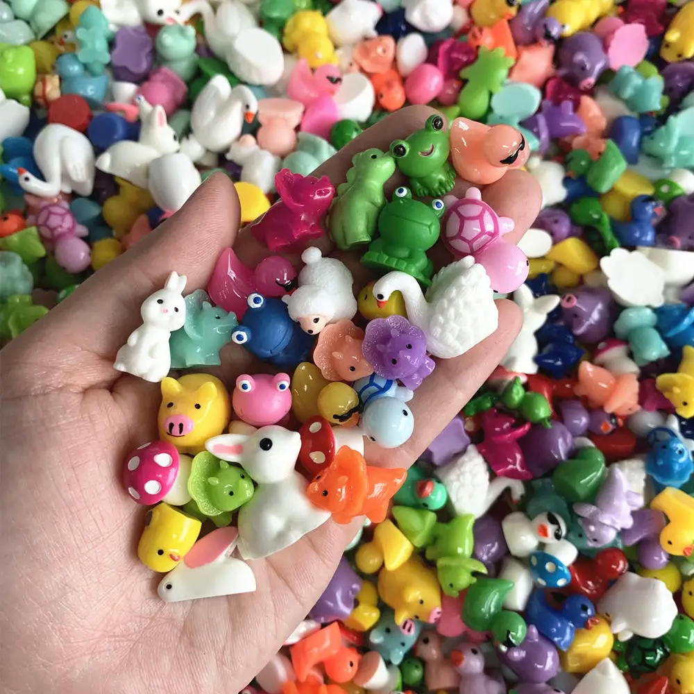 1-60PCS Mini Figuras de Animai - First Bonsai Garden avaliação e preço