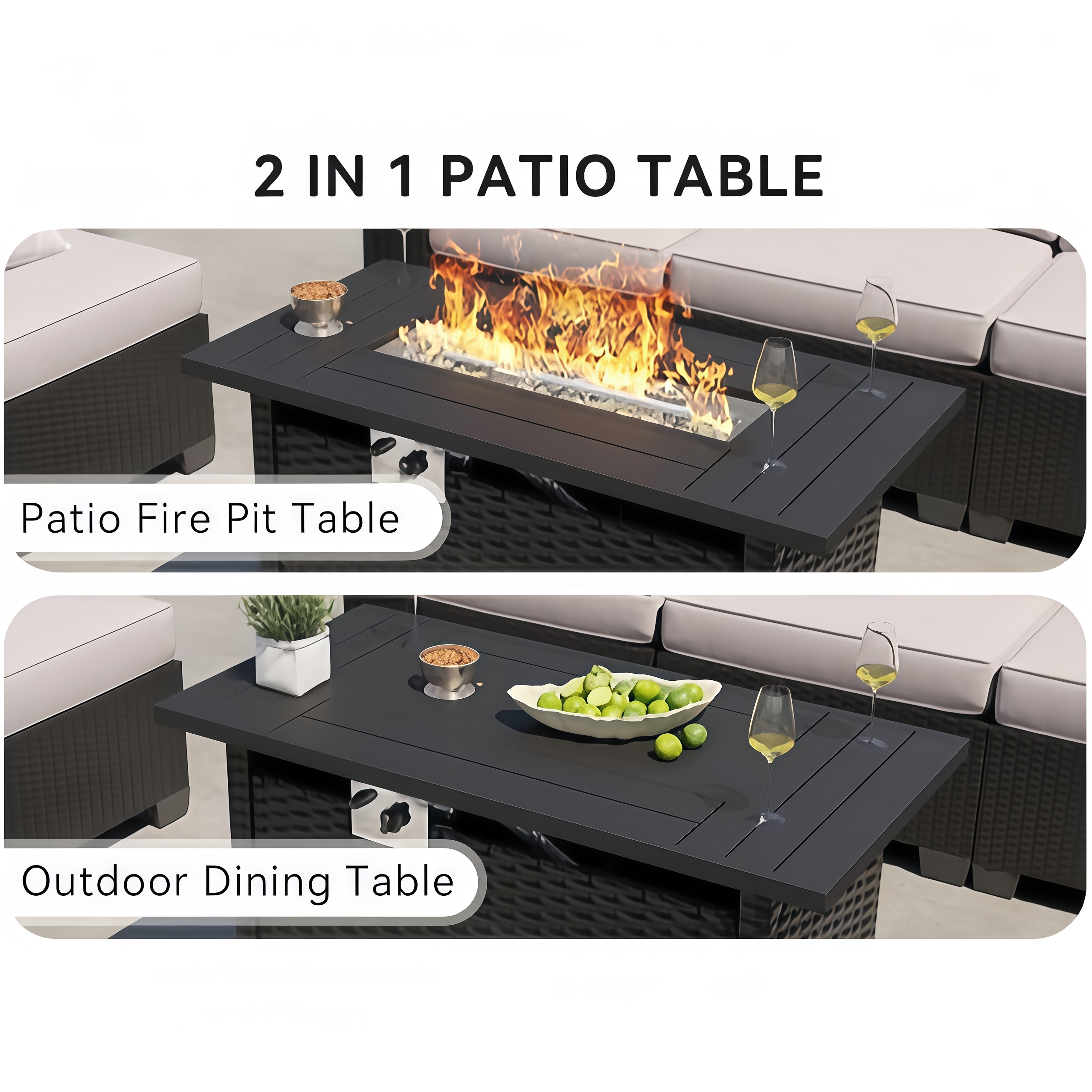 Mesa de Fogo a Gás Nordivale 4 - Bonsai Garden Bench avaliação e preço