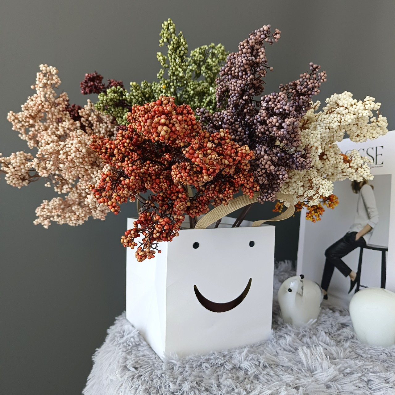 1/3 pçs flores artificiais pla - Bonsai Garden For Home avaliação e preço