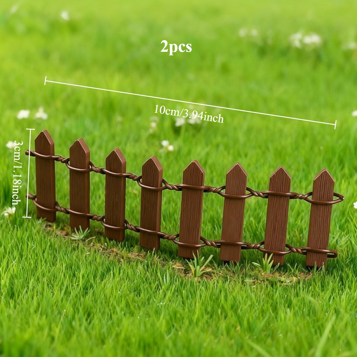 2 Peças Mini Cerca de Madeira  - Bonsai Garden Mini avaliação e preço