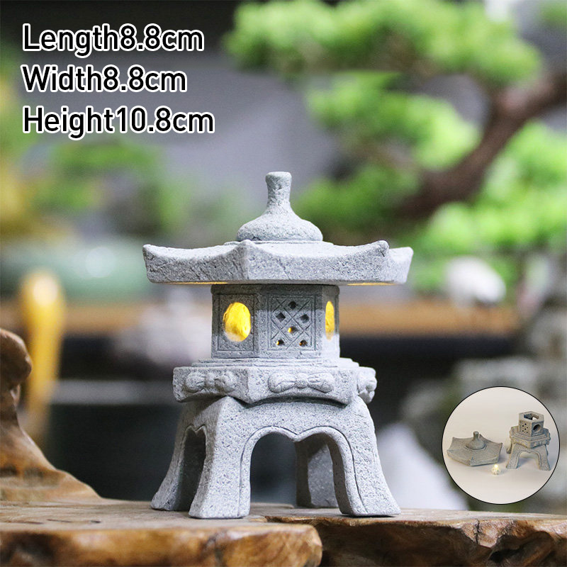Vintage zen miniatura areia pe - Bonsai Garden Japan avaliação e preço