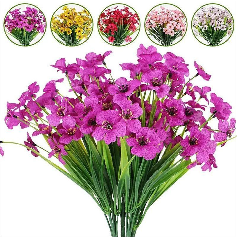 1/2 pçs buquê de flores artifi - Bonsai Garden For Home avaliação e preço