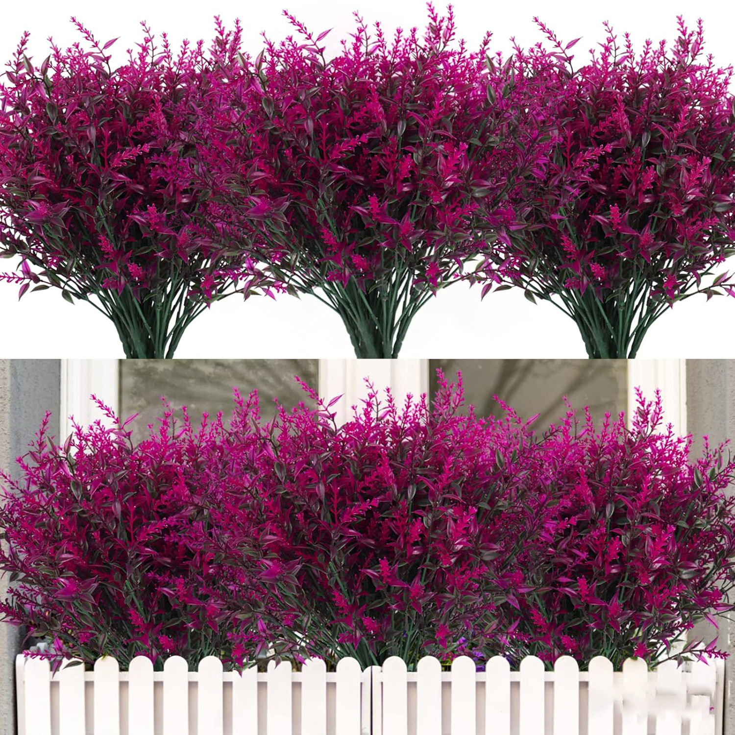 Flores artificiais de plástico - Bonsai Garden For Home avaliação e preço